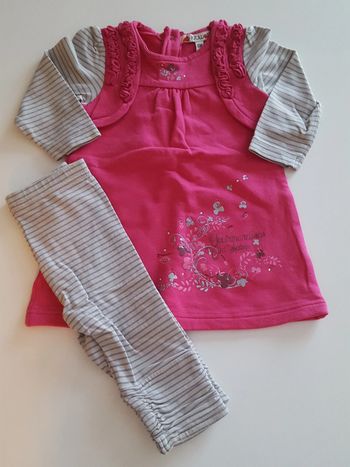 Ensemble robe et legging taille 6 mois
