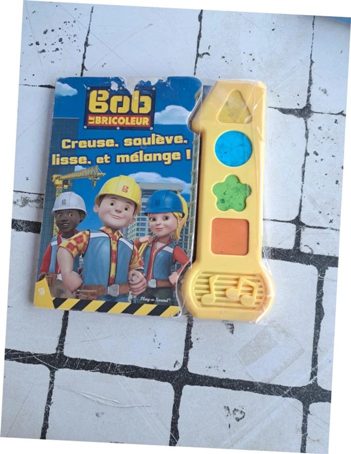 Livre sonore Bob le bricoleur