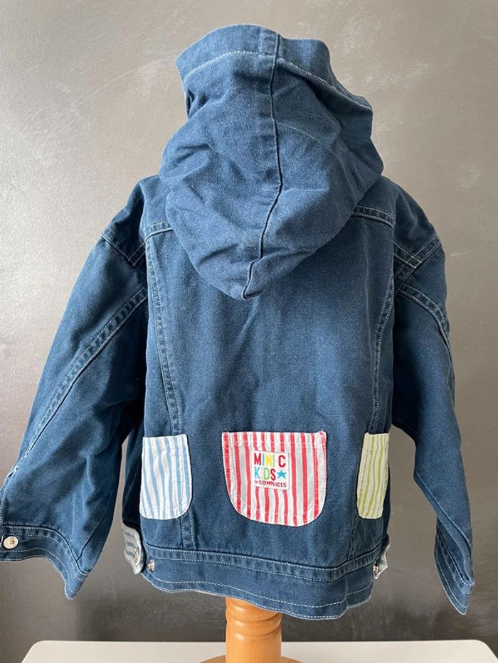 Veste jean capuche - photo numéro 2