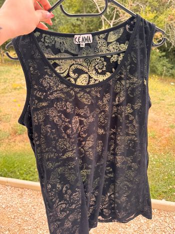 Haut à motifs transparents – Taille XL