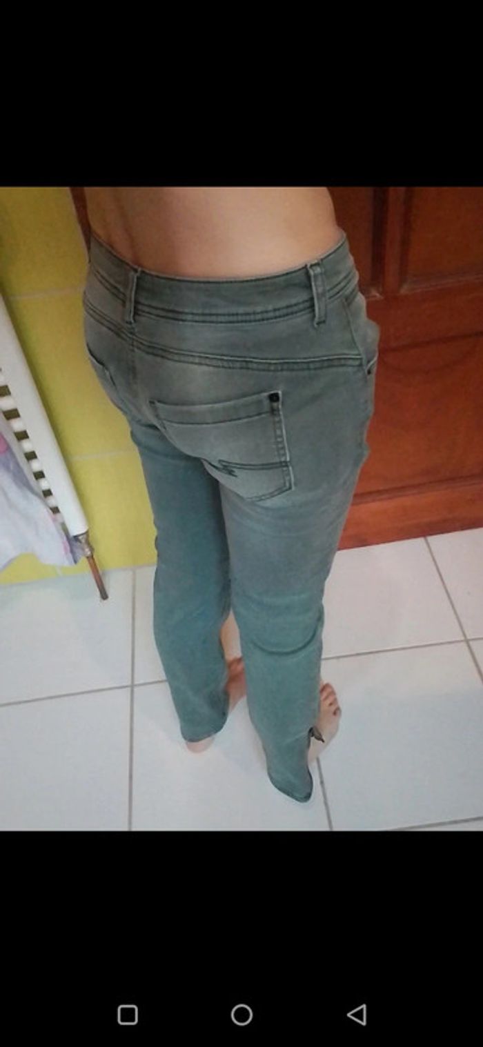 Jeans femme skinny gris vert Street One - photo numéro 9