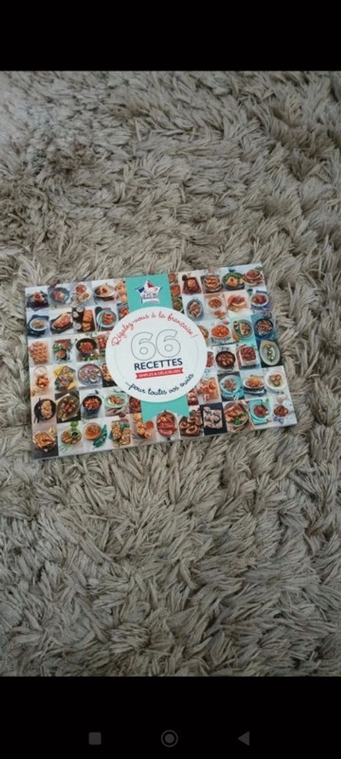 Livre de recettes neuf