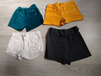 Lot shorts fille 10ans
