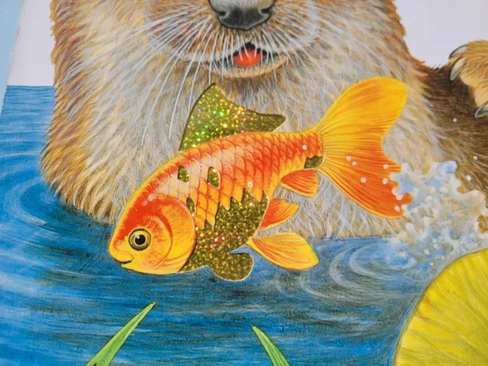 Rare, Superbe livre grand format à toucher 🐢 La vie dans la rivière 🐟 - photo numéro 4