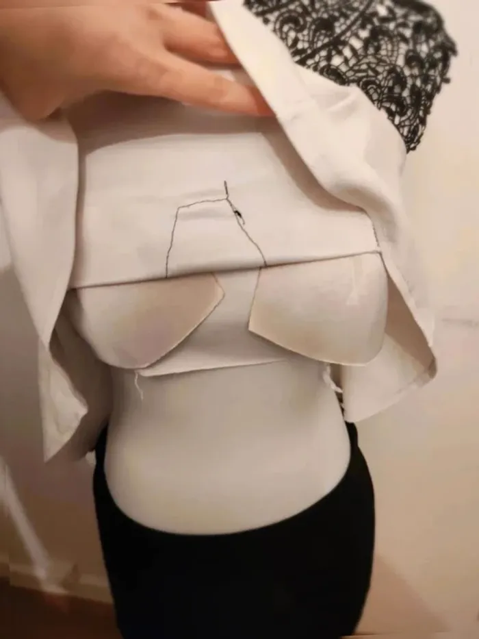 Haut dentelle taille 38 - photo numéro 11