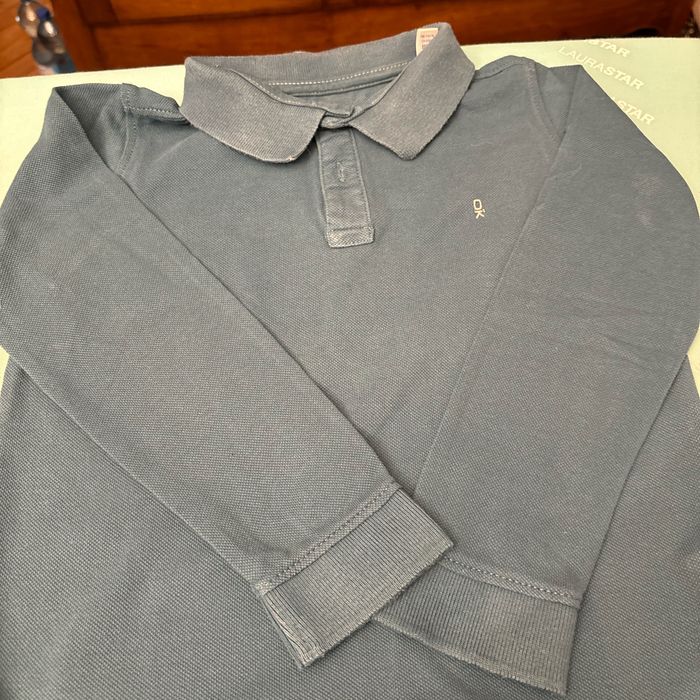 Vends lot de deux polos manches longues Monoprix et okaidi 6 ans