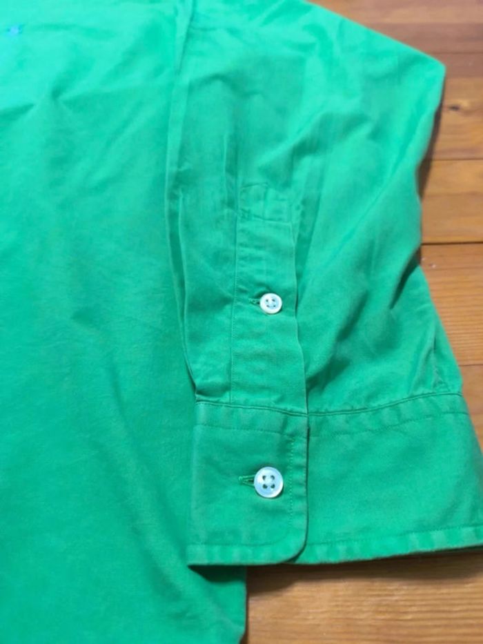 Chemise Ralph Lauren - Blake - Logo brodé bleu - Vert clair - Taille XL - photo numéro 5