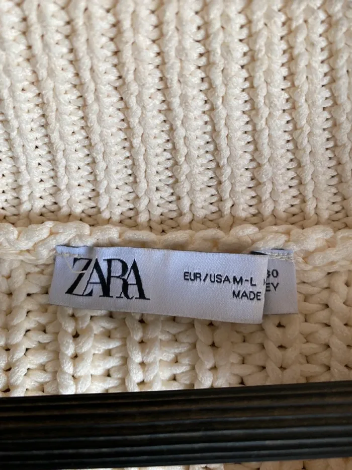 Pull sweat Zara rayé taille m L 38 40 - photo numéro 5