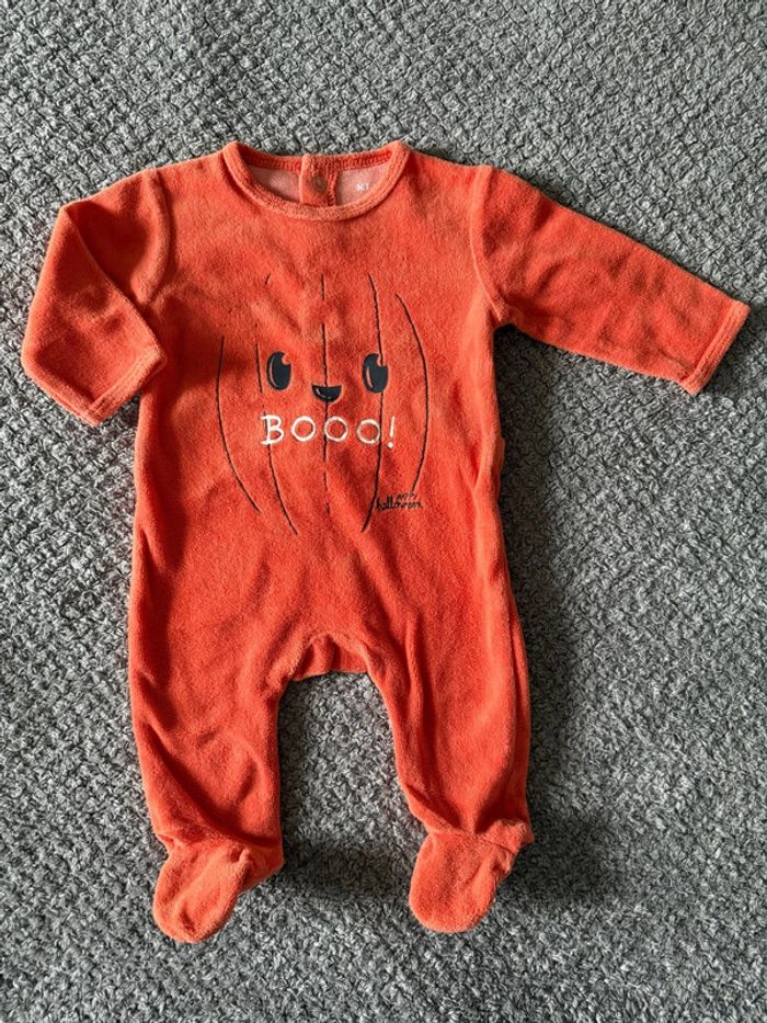 Pyjamas une pièce Halloween citrouille (3mois)