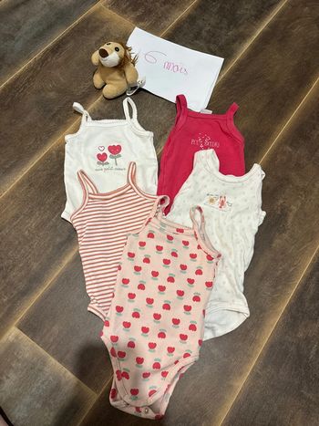 Lot de 5 bodies débardeur