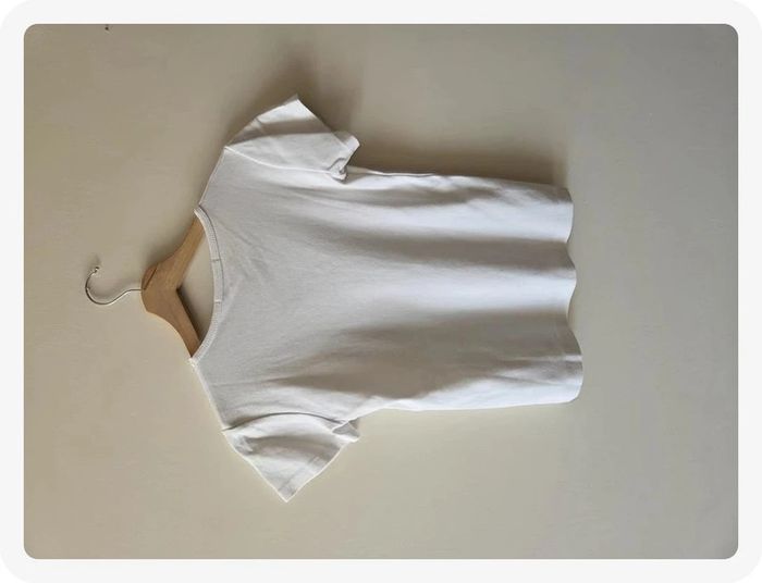 t-shirt Brandy Melville blanc taille S - photo numéro 2