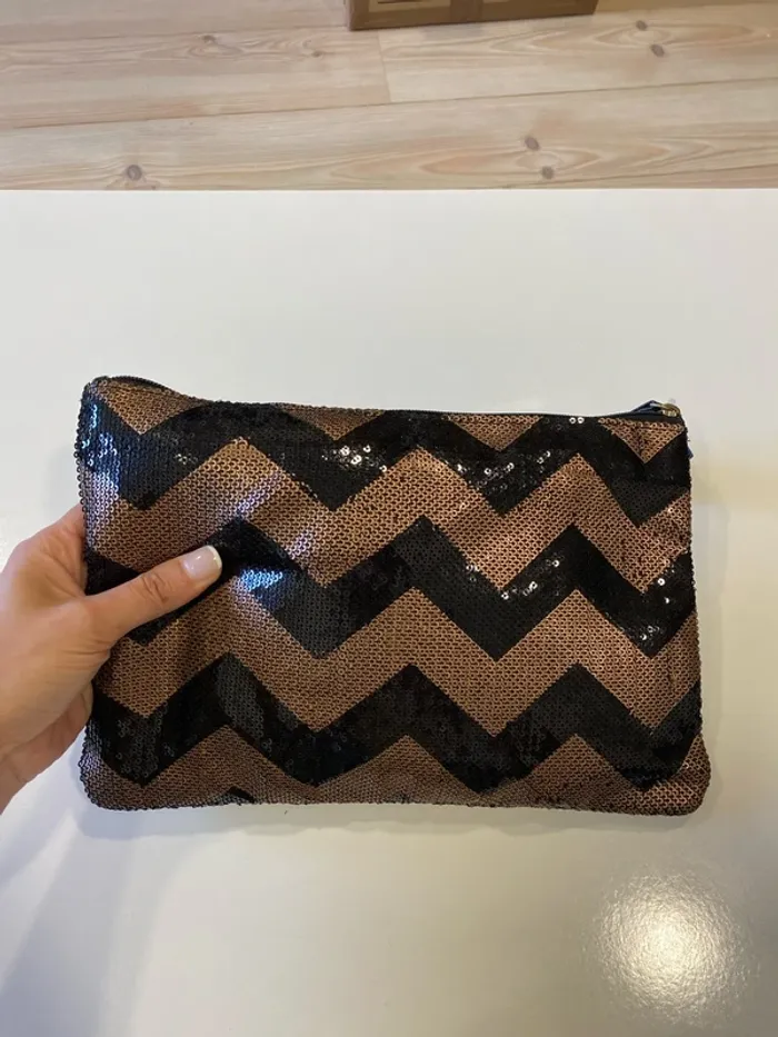 Pochette vintage lentilles bronzes et noires - photo numéro 7