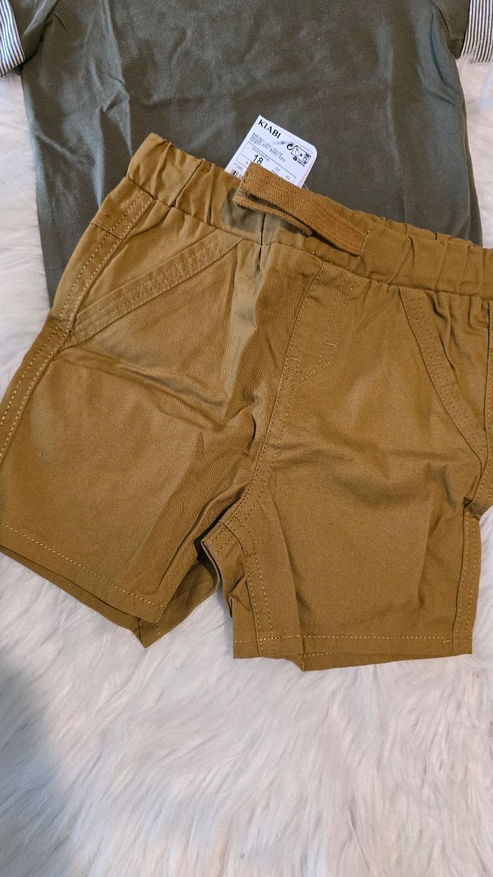 Neufs (non portés) 🏷🏷😍💙 ensemble teeshirt mc et short 18mois garçon 💙😍🤩 - photo numéro 10