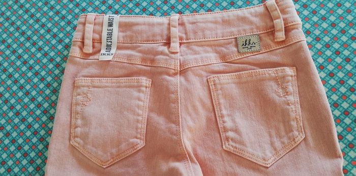 Ikks jean mom orangé 6 ans - photo numéro 3