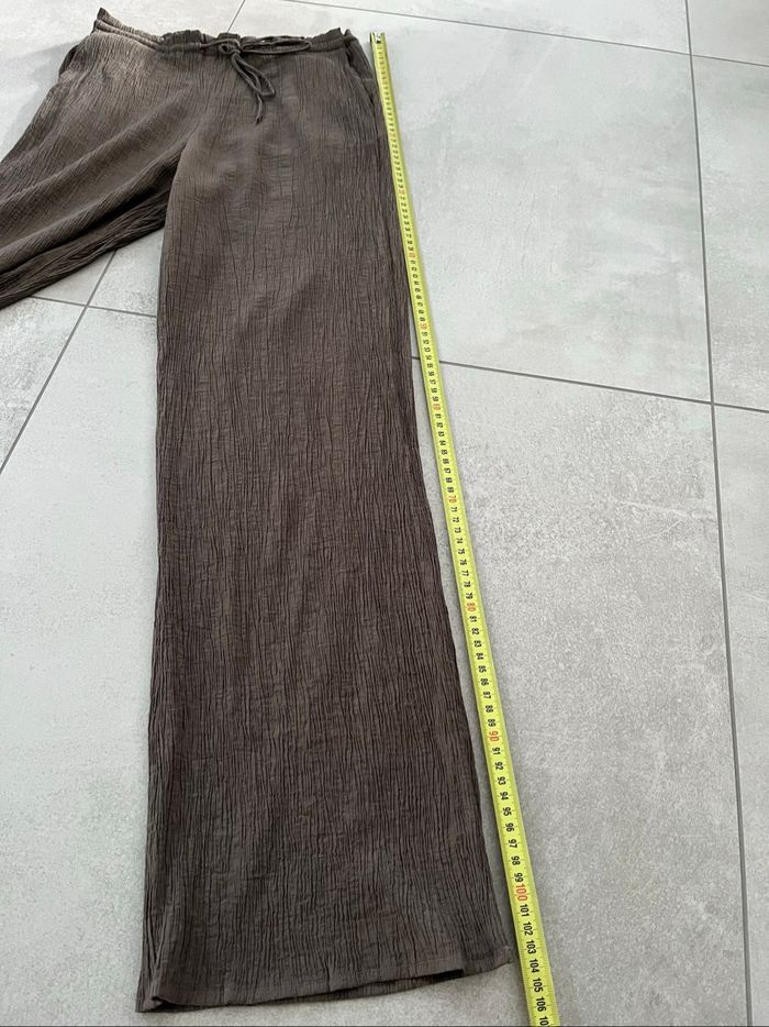Pantalon fluide kaki Zara XS (équivalent S) - photo numéro 6