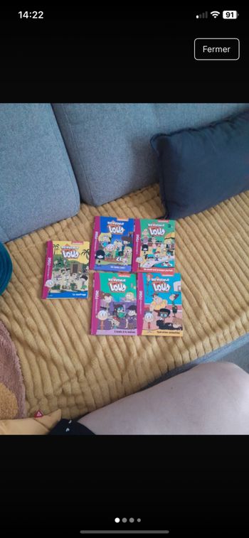 Lot de 5 livres bienvenue chez les Loud