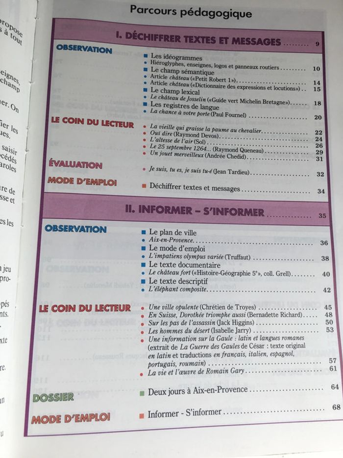 Livre Collection l’art de lire 5eme - photo numéro 4