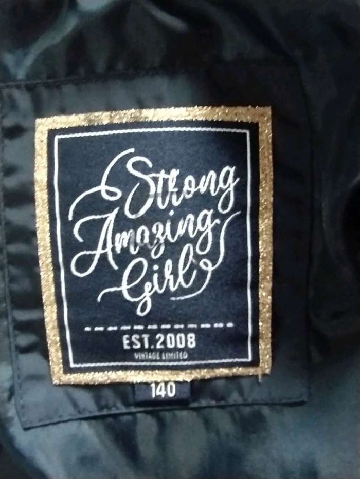 Veste D'Hiver Fille Bleu 140 Taille - photo numéro 2