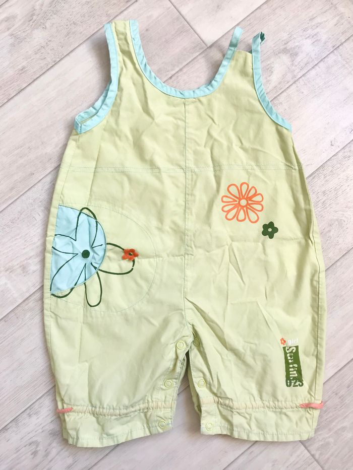 Combishort vert anis 12 mois (Babygro)