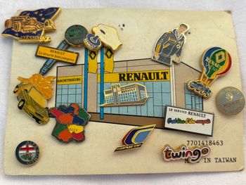 Lot de pin’s automobile – Renault & autres marques