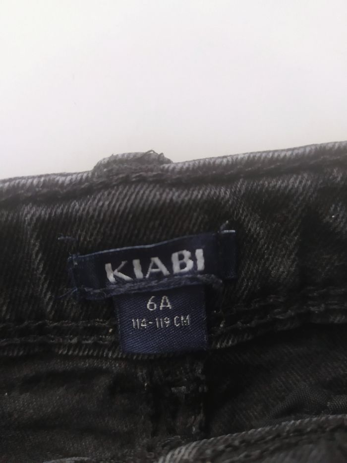 Short en jean noir Kiabi 6ans - photo numéro 3