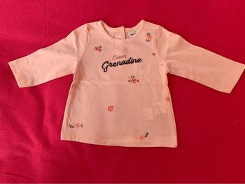 Blouse manches longues TAO 3 mois - 59 cm