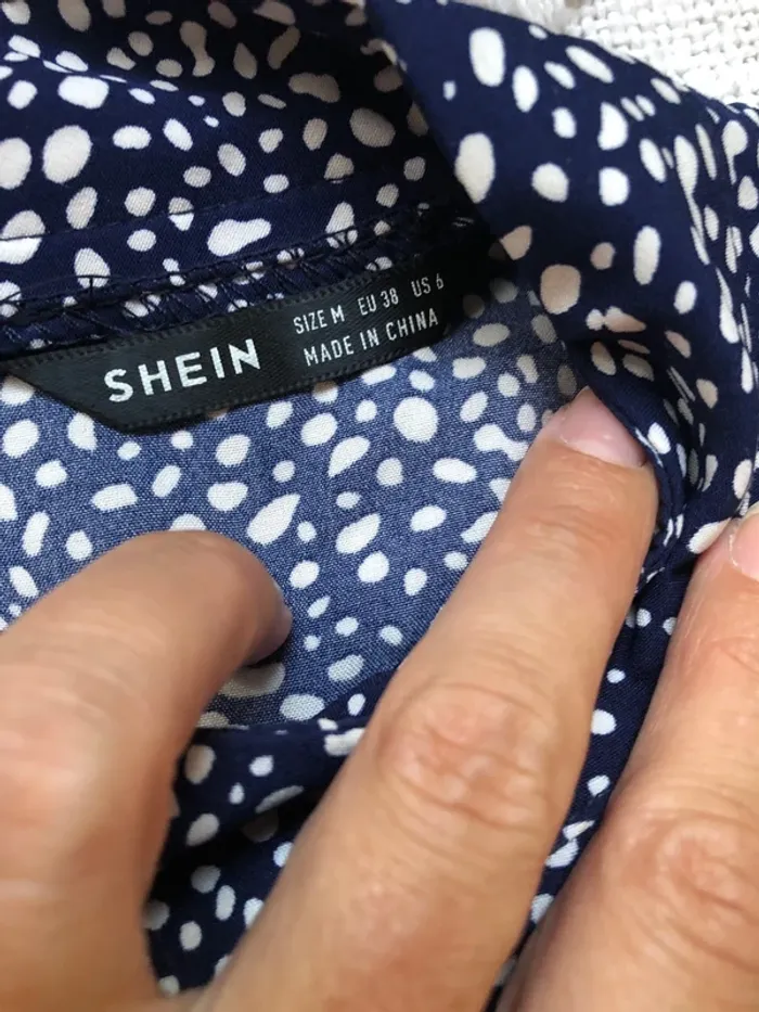 Blouse marine taille 38 - photo numéro 3