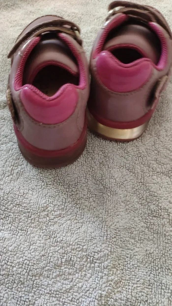 Chaussures Geox fille 23 lumières rose - photo numéro 3