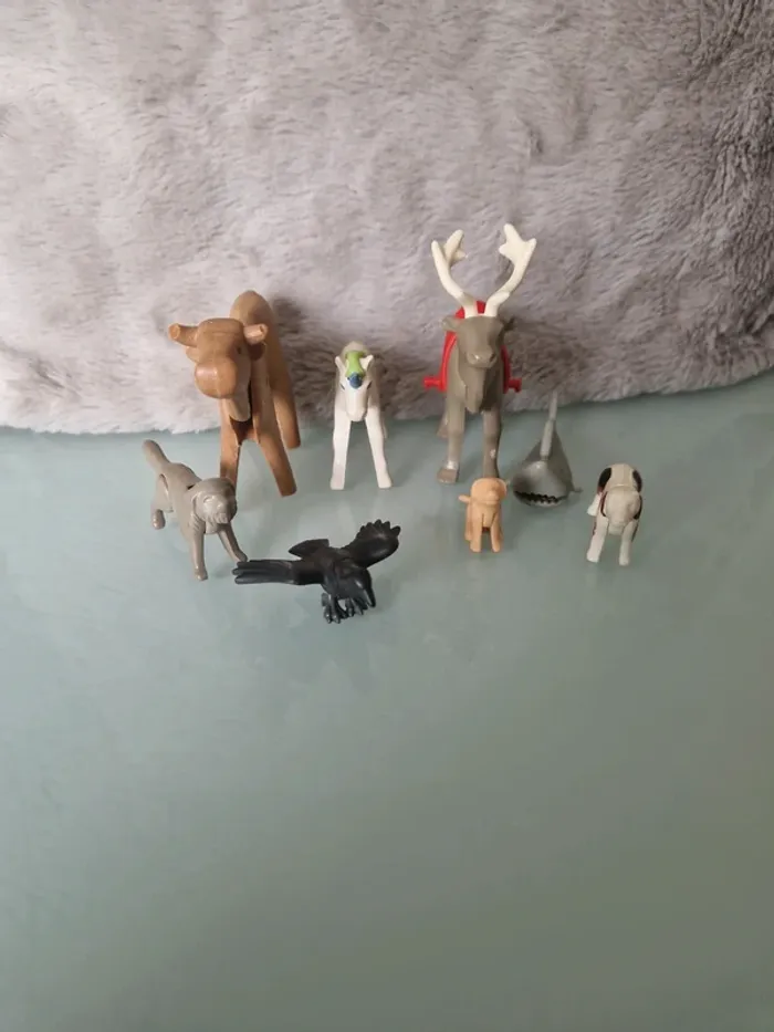 Lot de 8 animaux playmobil