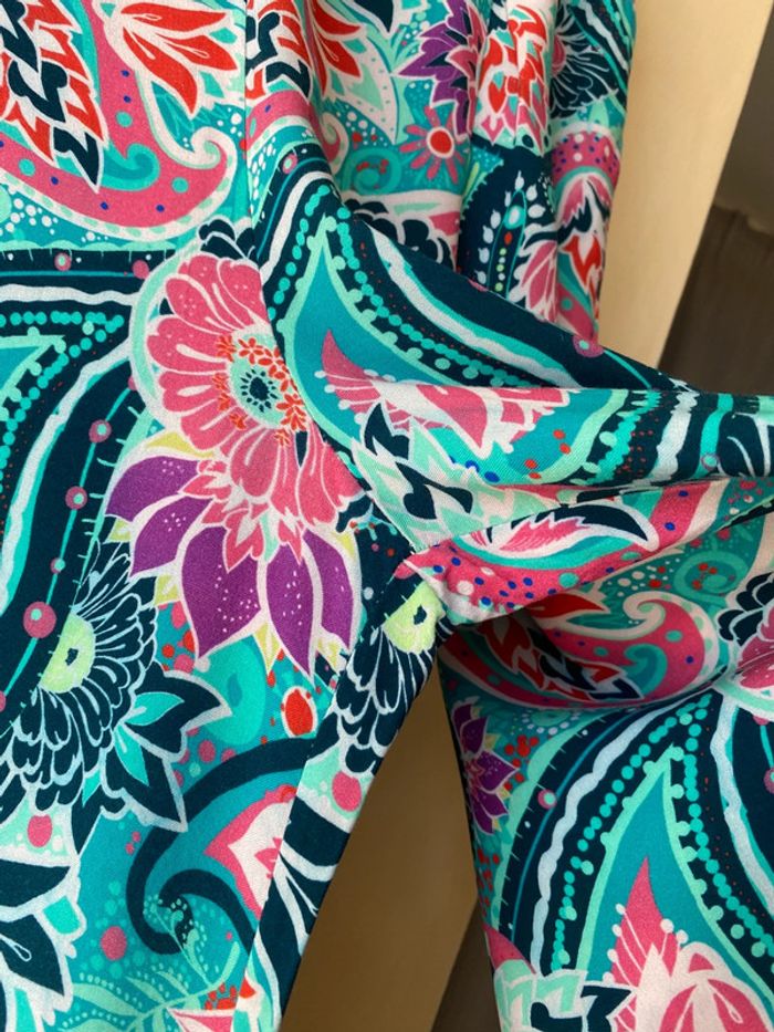 Pantalon jambes larges à motifs Banditas S - photo numéro 4