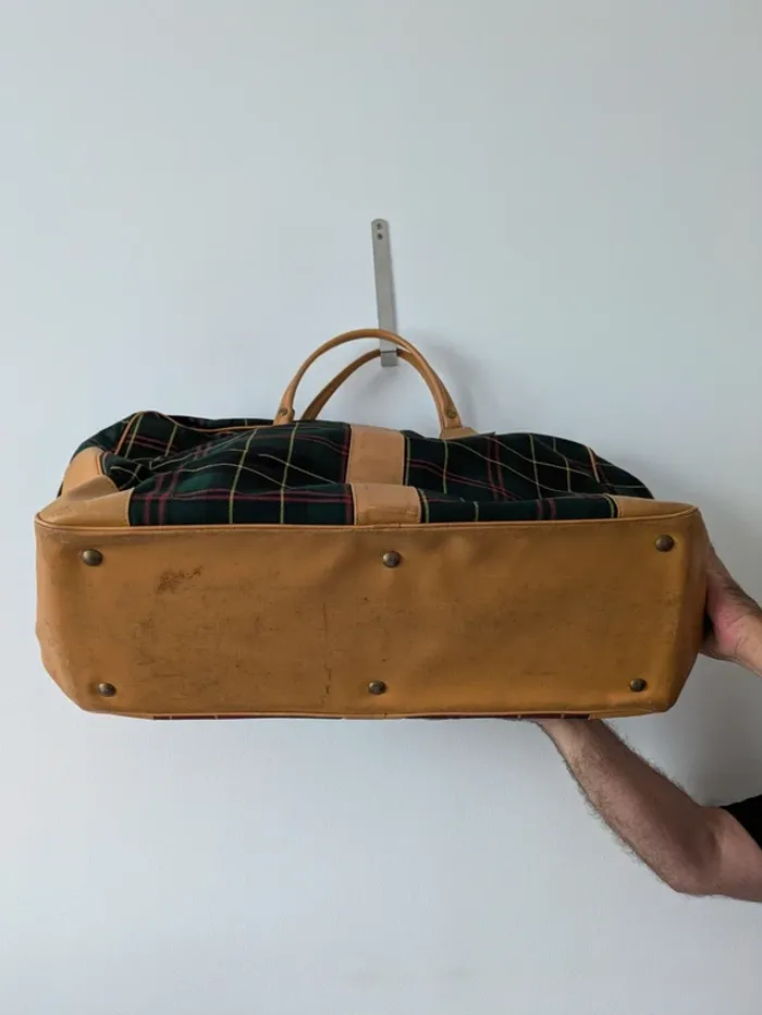 Grand sac de voyage Vintage à carreaux écossais - Lafuma - photo numéro 7