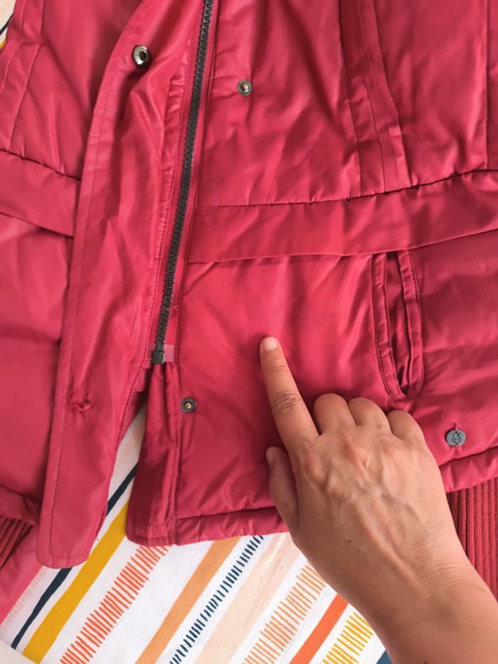 Doudoune manteau avec capuche IKKS taille s - photo numéro 9
