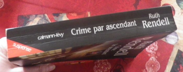 Crime par ascendant de Ruth Rendell Ed. Calmann-Lévy - photo numéro 3