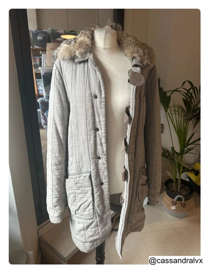 Manteau beige gris - Balenciaga - photo numéro 7