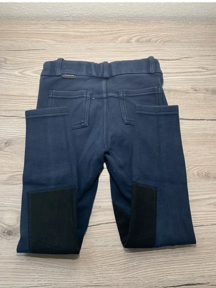 Pantalon d’équitation Fouganza 8 ans – Bleu Marine – Très bon état - photo numéro 3