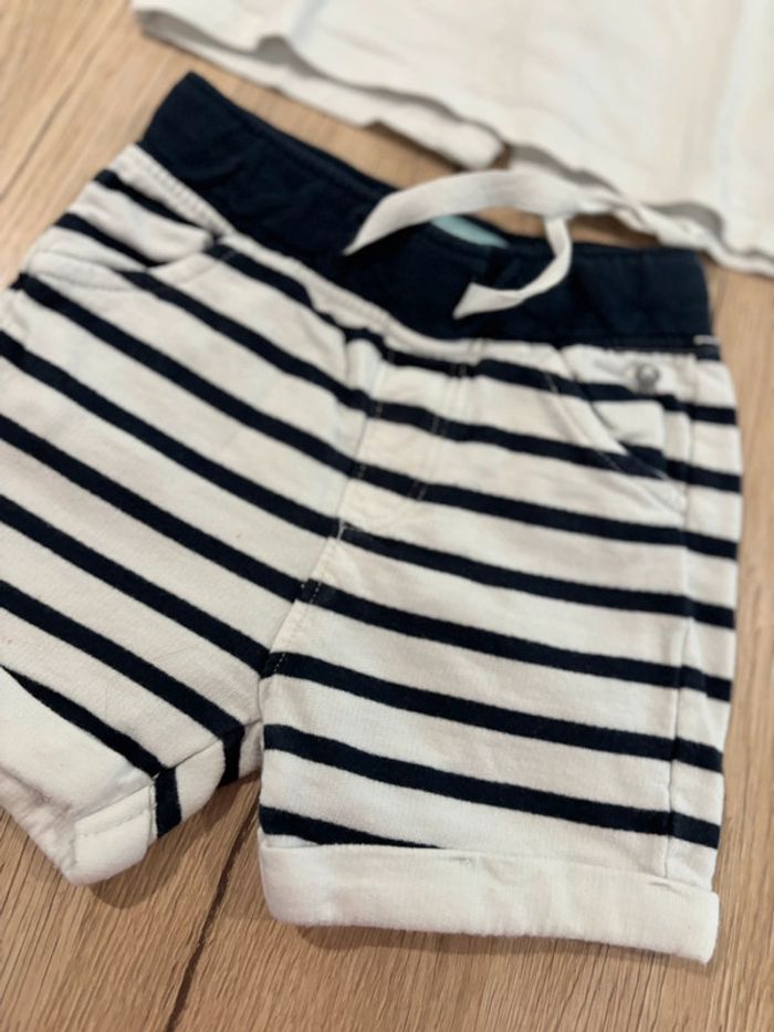 Ensemble été bébé garçon Obaibi 6mois - photo numéro 3