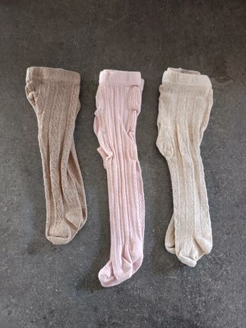 3 paires de collants 62/68