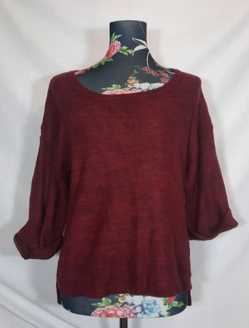 Pull fin manches 3/4 , S