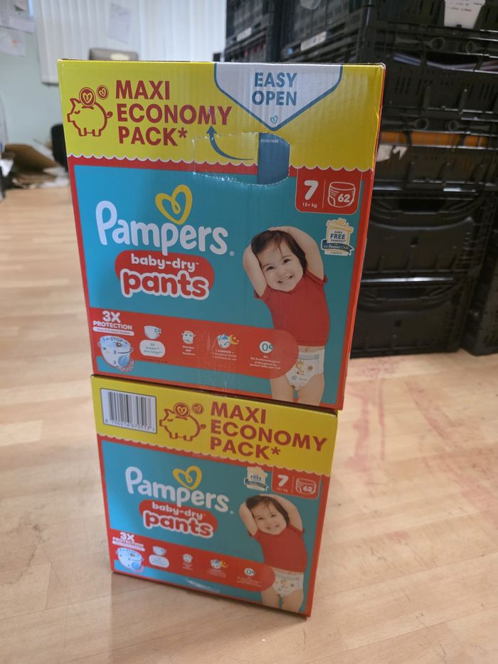 2 cartons pampers baby dry pants T7
