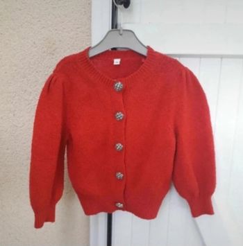 gilet filles chaud  en taille 4 ans 