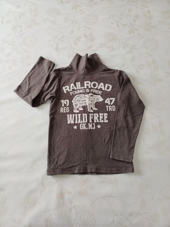 T-shirt col roulé Gémo 5/6 ans