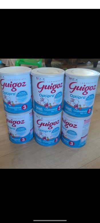 6 boîtes guigoz optipro 3