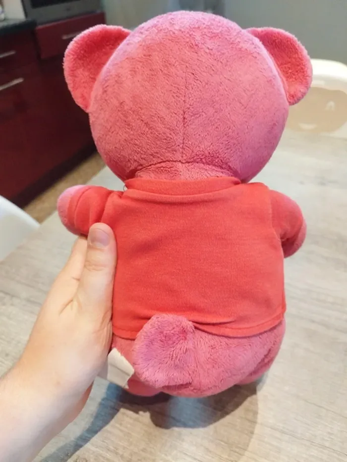 Peluche ours rose Portugal - photo numéro 5