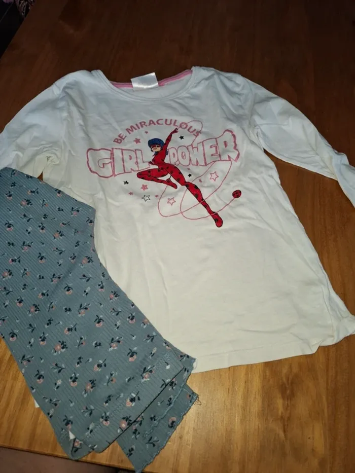 Pyjama fille 2 pièces 10 ans Miraculous - photo numéro 2