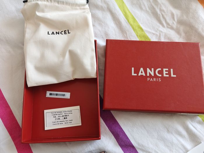 Porte feuille Lancel cuir de vachette - photo numéro 4