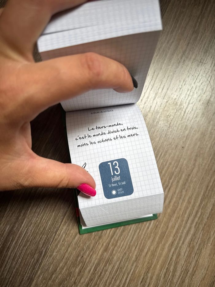 Calendrier une perle de cancre - photo numéro 3