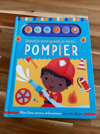 Livre sonore pompier 