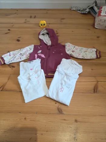 Lot de 5 vetement fille en 12 mois.