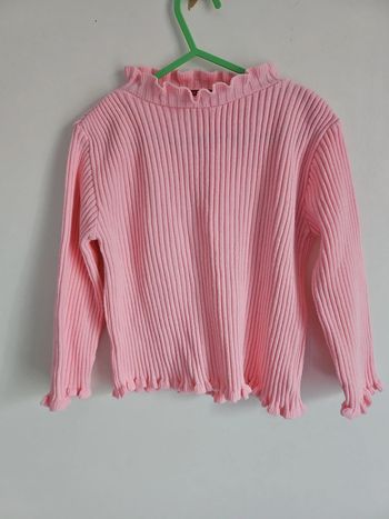 Pull rose fille 4 ans