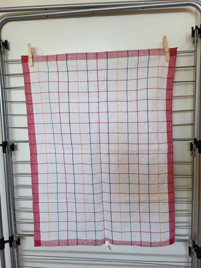 3 torchons quadrillages Becquet - photo numéro 9